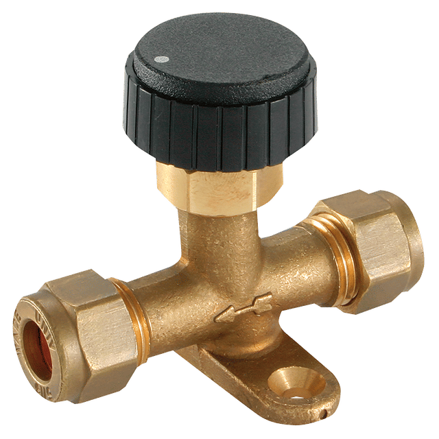 Wade 1/4" OD Foot Mount Needle Valve