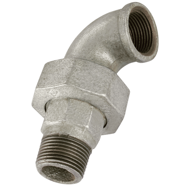 GF 2" BSP/T Male/Female T/Seat 90° Galvanised GF98G