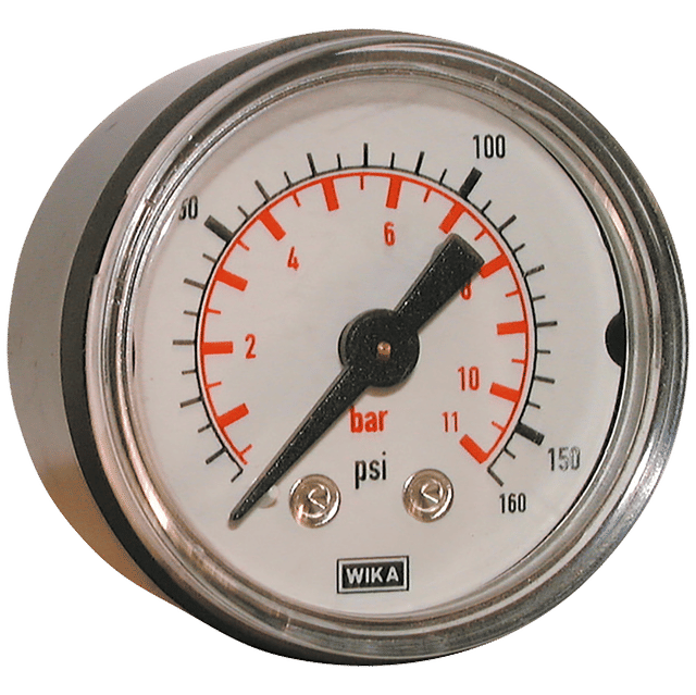 WIKA 0-25 Bar 50MM 1/8" BSPT Back ABS Gauge