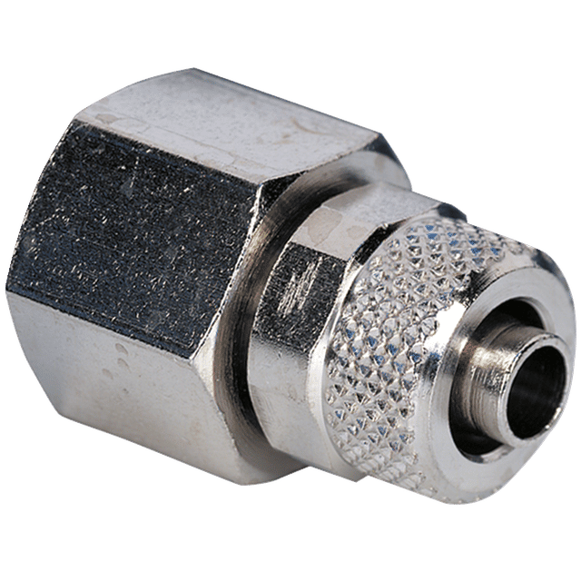 Metal Work Female Stud 6/4 Tubing to 1/4" BSP
