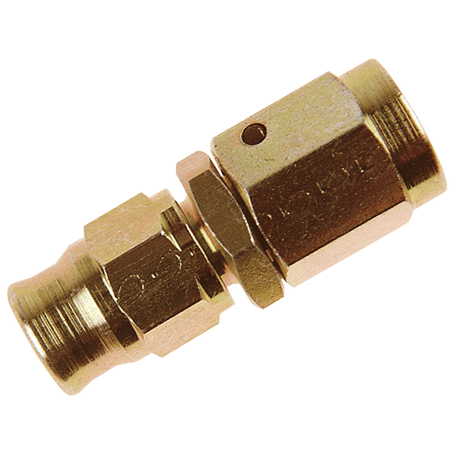 Goodridge 3/8" UNF Reusable Straight for 600 Hose Zinc Plated Cs