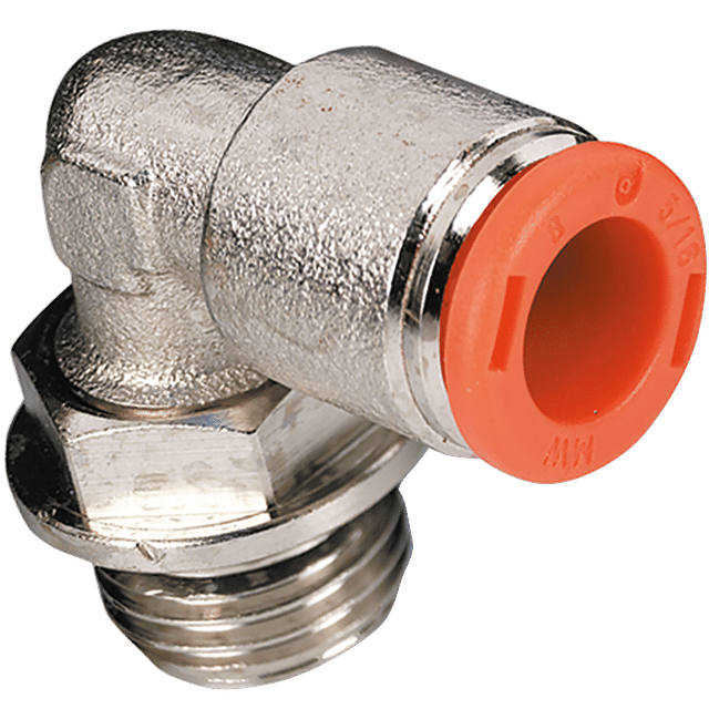 Metal Work Male Stud Swivel Elbow 6MM - G1/4" Para