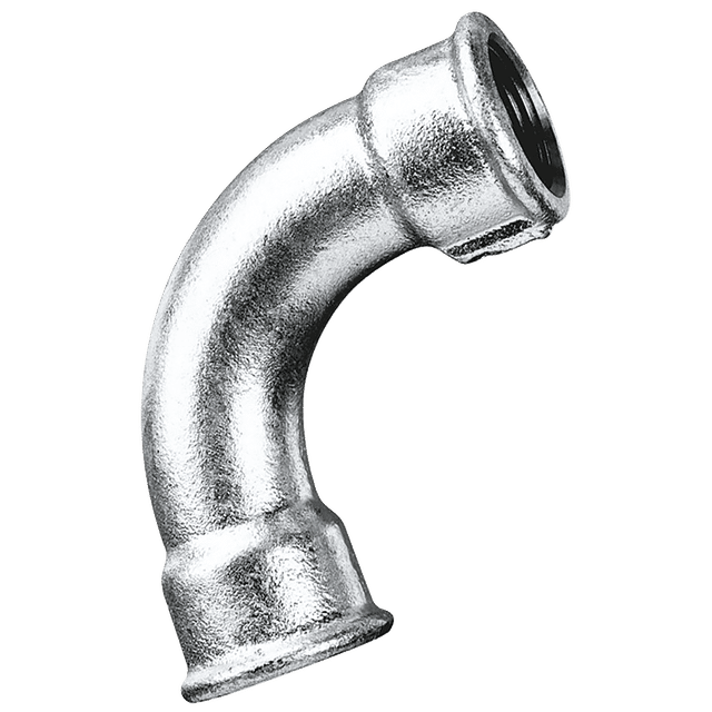 FT Pro 1.1/2"BSPP Female Equal 90 Bend Galvanised