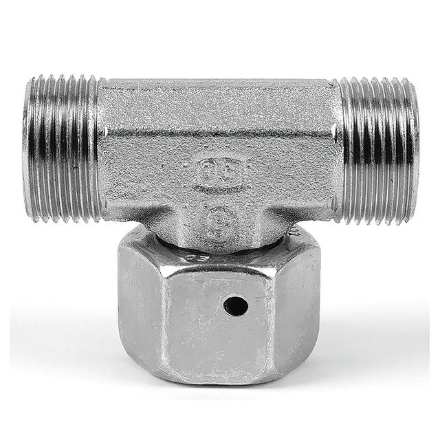 Parker M14 Metric Female X 8MM OD EO Swivel Branch Tee
