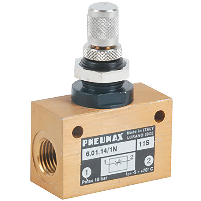Pneumax 1/4" BSPP Flow Control Valve