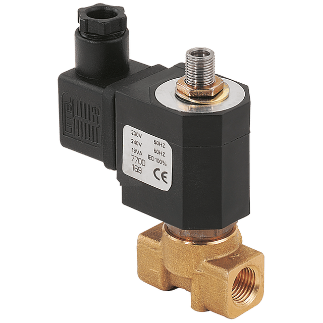 M&M 1/4" 3/2 N/C 24VDC Solenoid Valve
