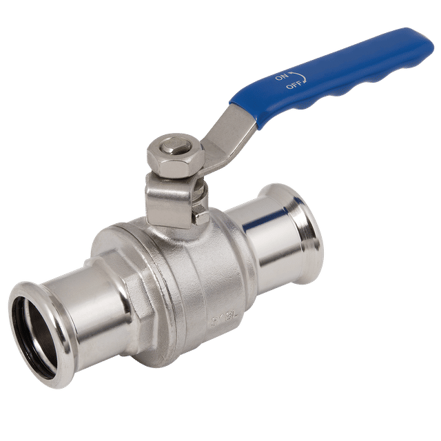 M-Press 22MM Black Handle SS Lever Ball Valve