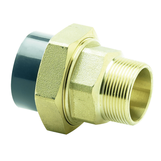 Comer UPVC MLE Brass Composite Union 1"