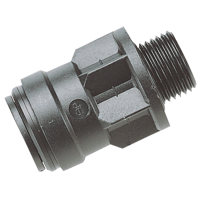 John Guest 15MM OD X 1/2" BSPP Male Straight Adaptor