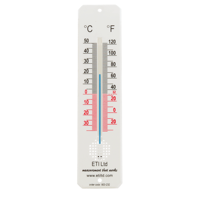ETI White 200MM - Room Thermometer