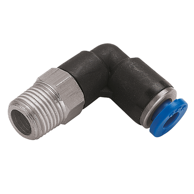 FT Pro 6MM X 1/4" NPT Male Stud Elbow