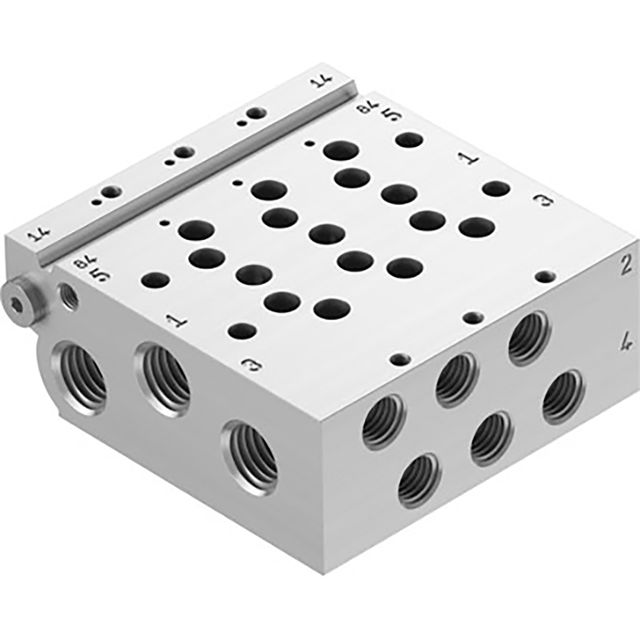 Festo VABM-L1-10W-G18-3 Manifold Rail
