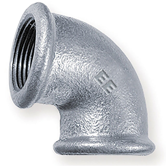 FT Pro 1/8 BSPT Galvanised F-F Elbow
