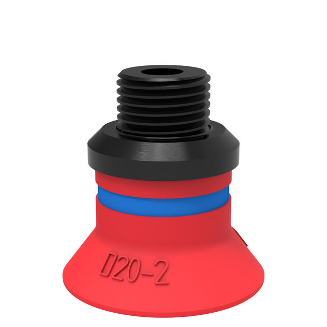 Piab Suction cup D20-2 Silicone G1/8" male/M5 female PA
