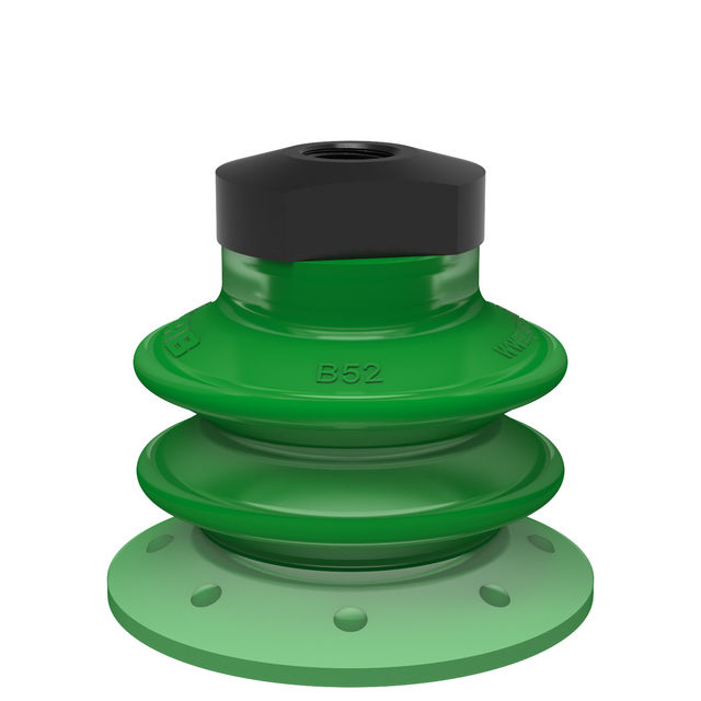 Piab Suction cup BX52P Polyurethane 60, filter 1/8" NPSF female, mesh filter