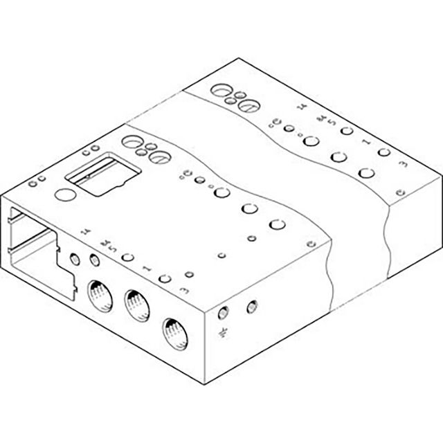 Festo VABM-L1-14G-G14-4-GR Manifold Rail