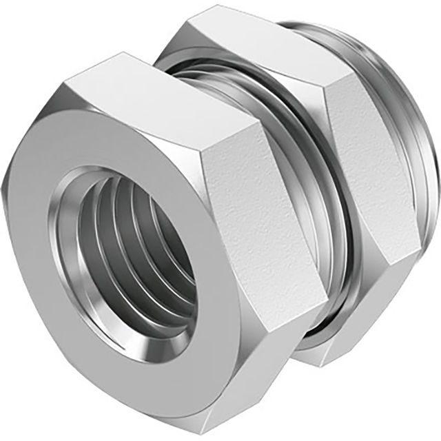 Festo M5 Metric Female Bulkhead Sold in Multiples Of 10 Only