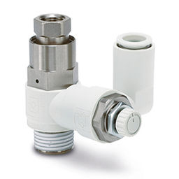 SPEED CONTROLLER WITH PILOT CHECK VALVE
