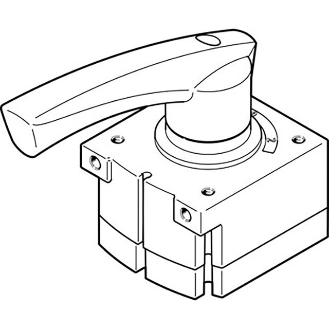 Festo VHER-H-B43E-G12 Hand Lever Valve