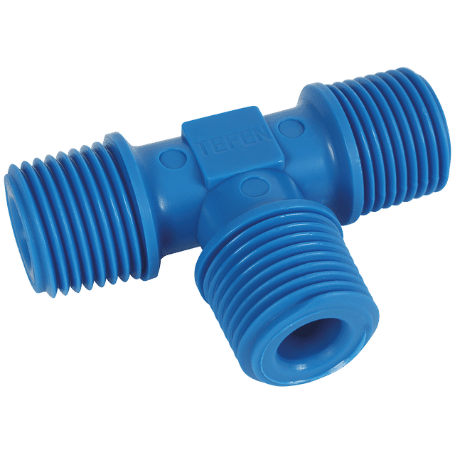 Tefen 1/2" BSPT Male Equal Tee