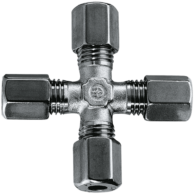 Danfoss Waltech 12MM OD Equal Cross SS (L)