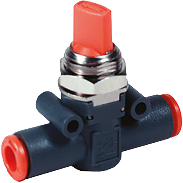 Metal Work Inline Shut/Off Valve V2VL 6MM Tube