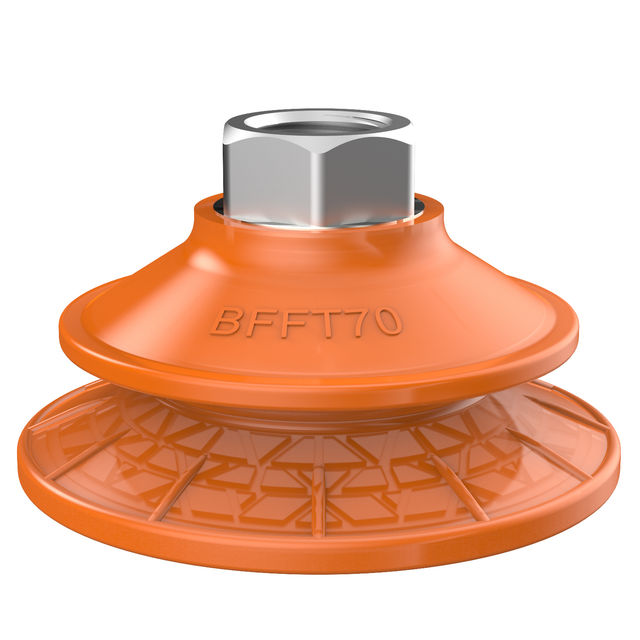 Piab Suction cup BFFT70P Polyurethane 60/60/30 G3/8" female, mesh filter