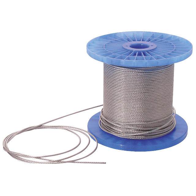 8.0MM OD STEEL WIRE ROPE REEL 50MTR