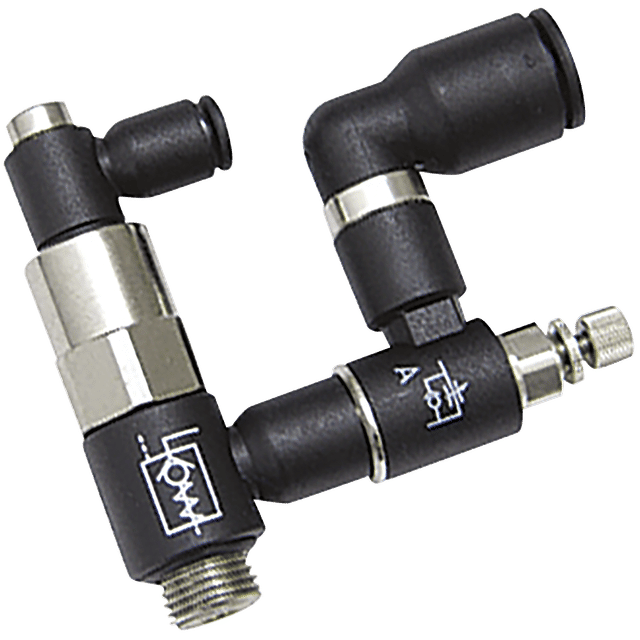 Parker Legris PNRV Flow Reg and Exhaust 06MM OD X 1/8" BSPP