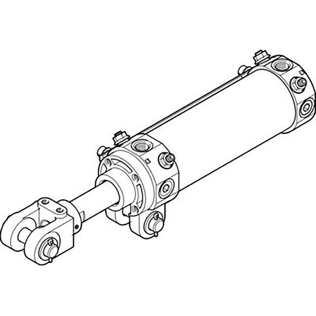 Festo 1/4" Female BSPT Hinge CYL