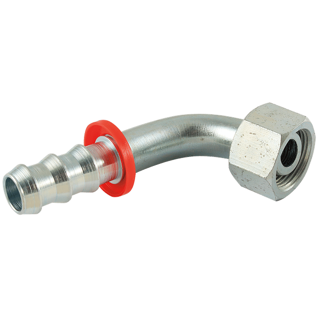 FT Pro M14 X 1.5 Metric Female Light Series X Hose Tail 90° Elbow