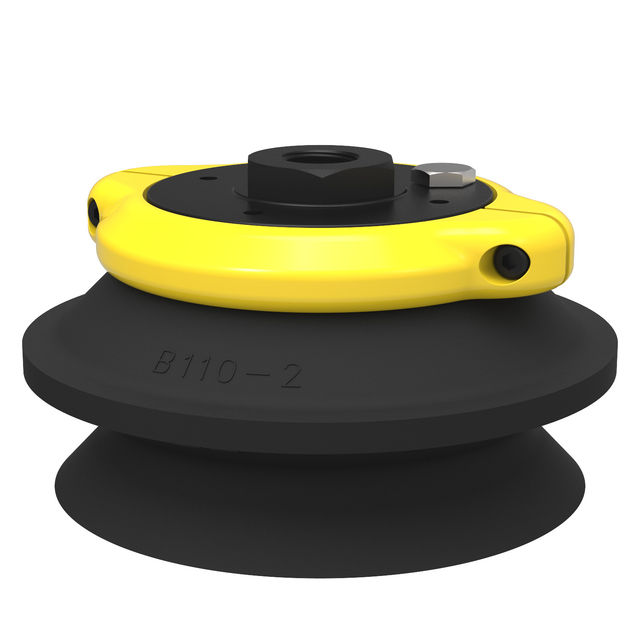 Piab Suction cup B110-2 Nitrile-PVC, filter 3/8" NPSF female, mesh filter