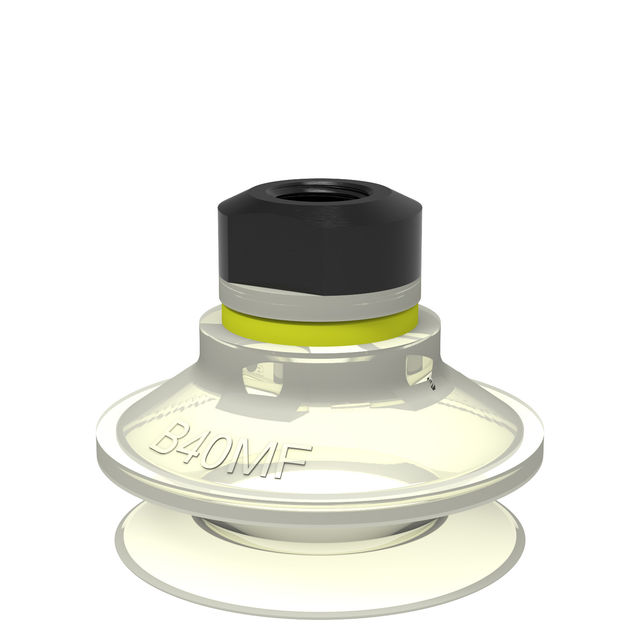 Piab Suction cup B40MF Thermoelastic polyurethane 1/8" NPSF female, mesh filter
