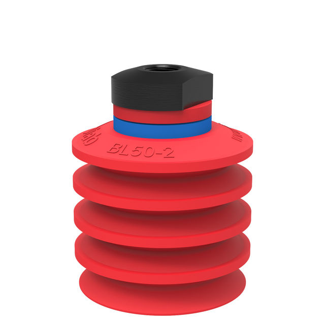 Piab Suction cup BL50-2 Silicone 1/8" NPSF female, dual flow control valve