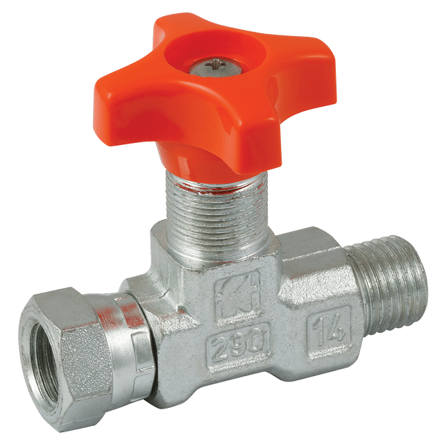 LHA 1/4" BSPT Male/Fem Gauge Isolator Valve