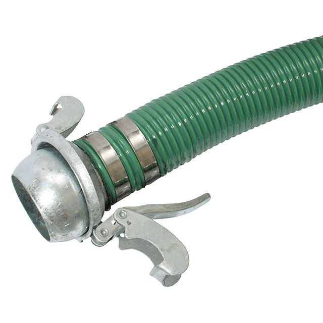 Jaymac 6MTR 6" Green Medium Duty Suction c/w 6" BAUER Male/Female
