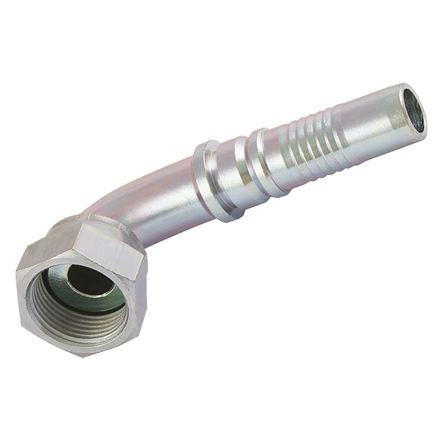 FT Pro 1.7/16" ORFS Female Interlock 45° Swept Elbow 1" Hose ID
