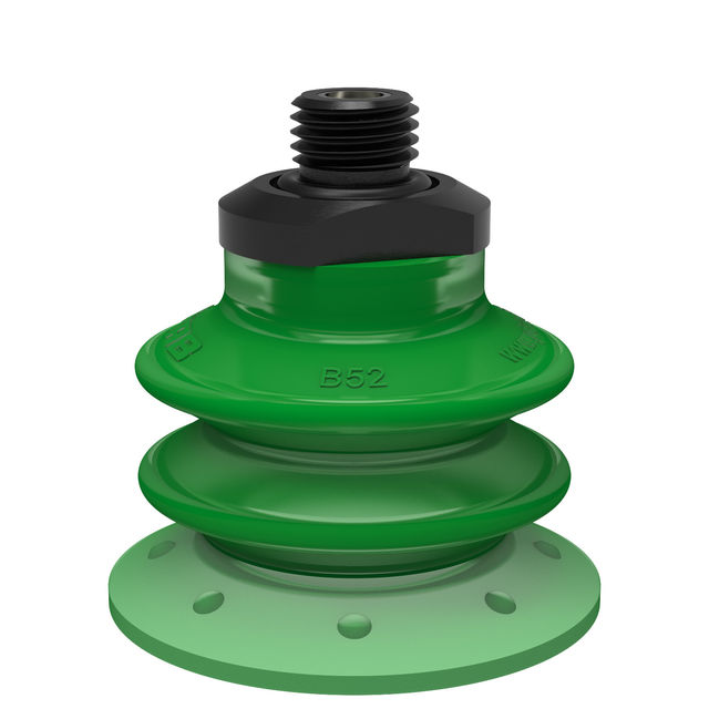Piab Suction cup BX52P Polyurethane 60 with filter, G1/4" male, with mesh filter