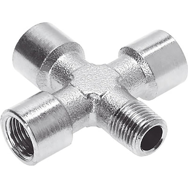 Festo 1/4" BSPT Male X 1/4" BSPP Female Cross Sold in Multiples Of 10 Only