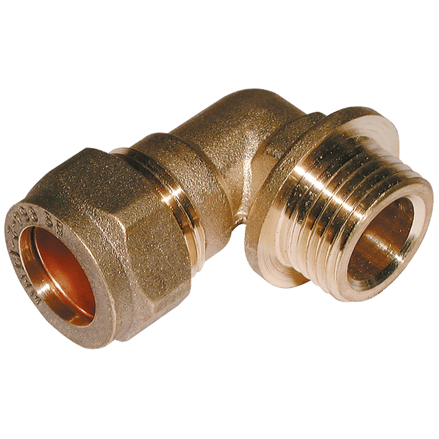 3/4" BSPP Male x 22mm OD Elbow