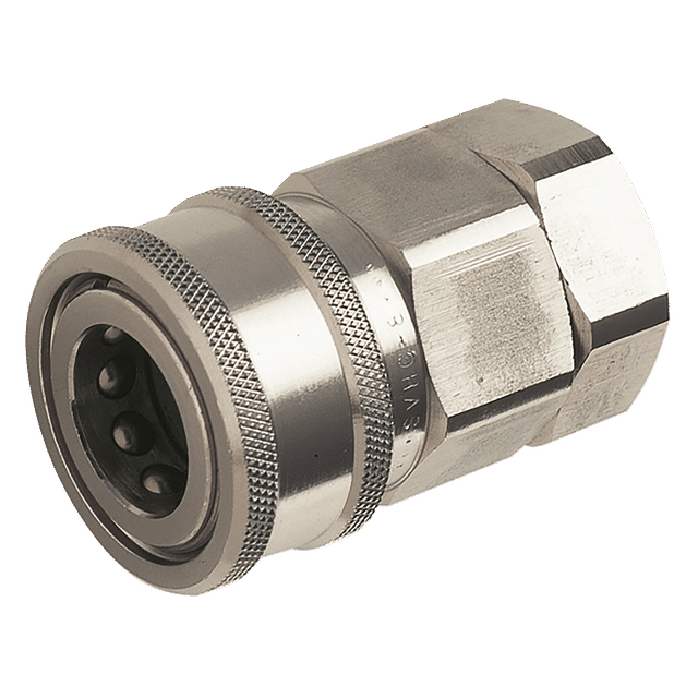 Snap-Tite 1/4" BSP Female Coupling Valved