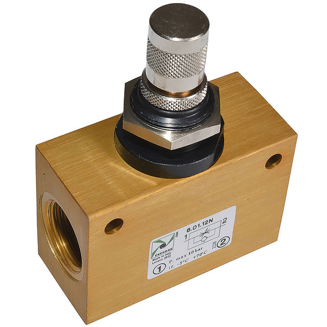 Pneumax 1/2" BSPP Flow Control Valve