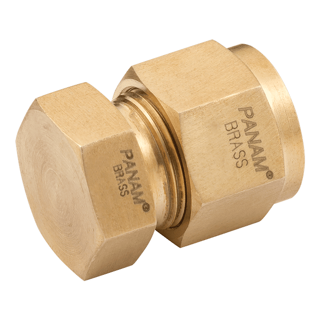 PANAM Cap 1/2 OD Brass