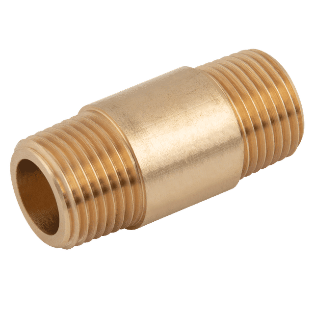 FT Pro 1/4" BSPT Male Brass Barrel Nipple