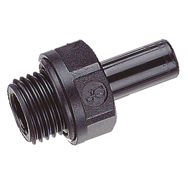 John Guest 1/8" BSPP Male X 08MM OD Stem Adaptor