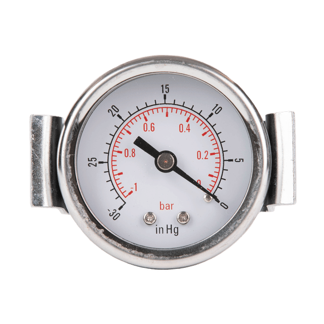 FT Pro 1/8" BSPT Male Vacuum Gauge