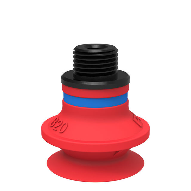 Piab Suction cup B20 Silicone G1/8" male/M5 female, mesh filter