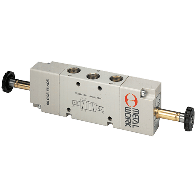 Metal Work 5/2 G1/8 Solenoid/Solenoid Valve