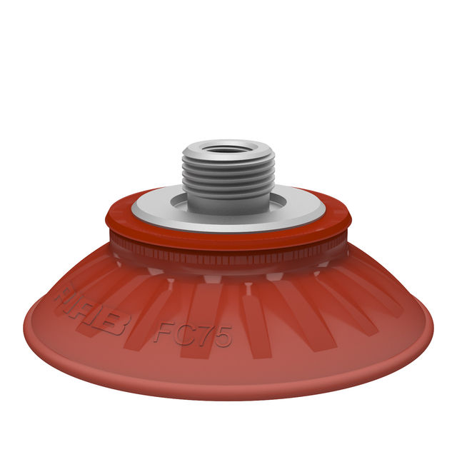 Piab Suction cup FC75P Polyurethane 40, G3/8" male - 1/8" NPSF female