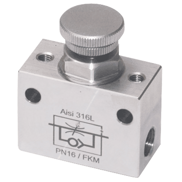 Parker Legris G1/8 In-Line BSPP Flow Control Reg.